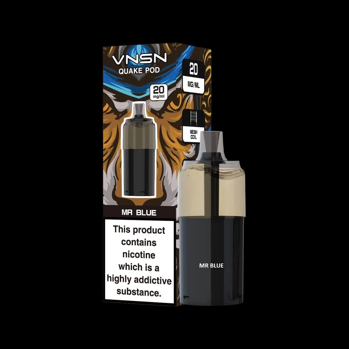 Mr Blue-VNSN Quake 10000 Pod Refill Containers