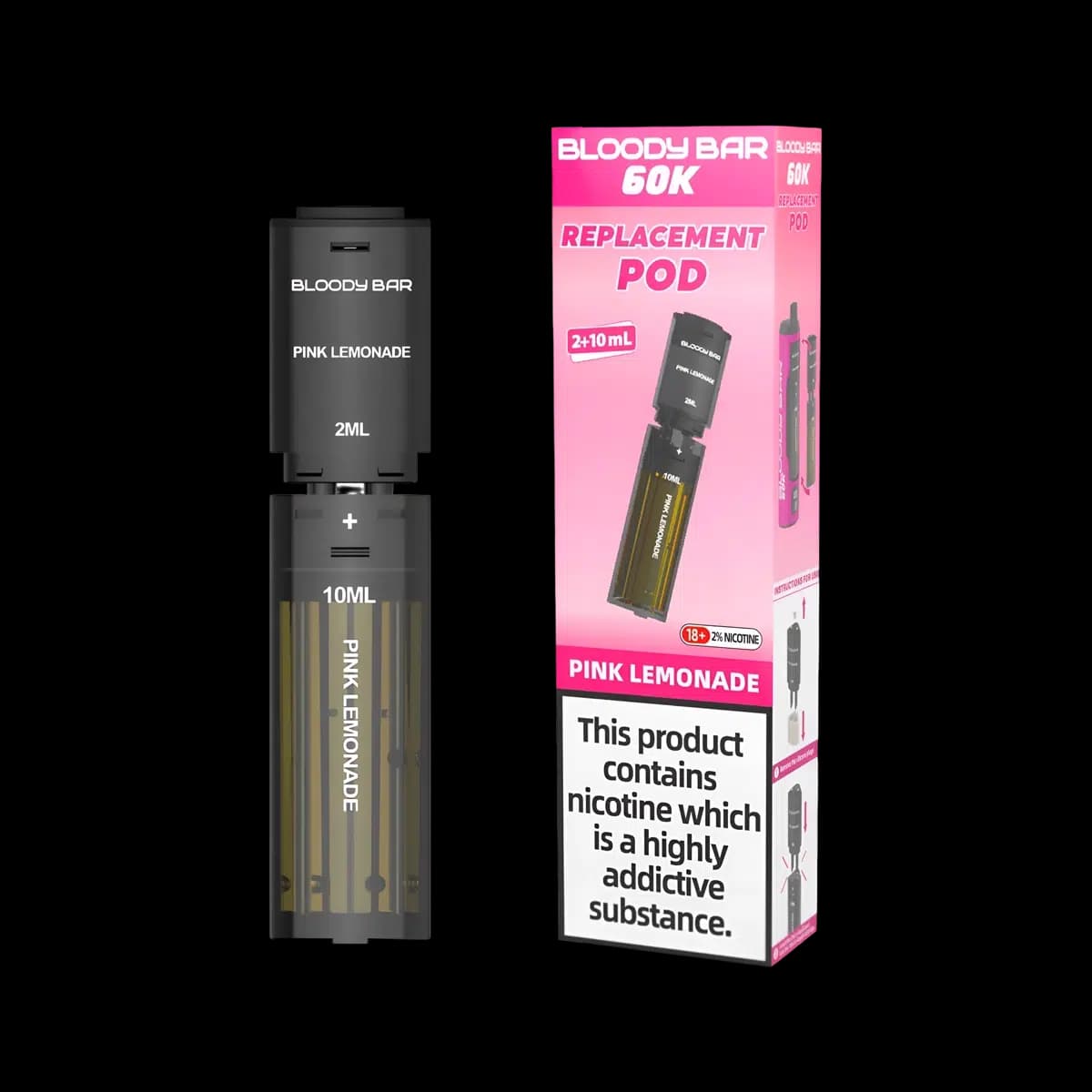 Pink Lemonade-Bloody Bar 60K Replacement Pod