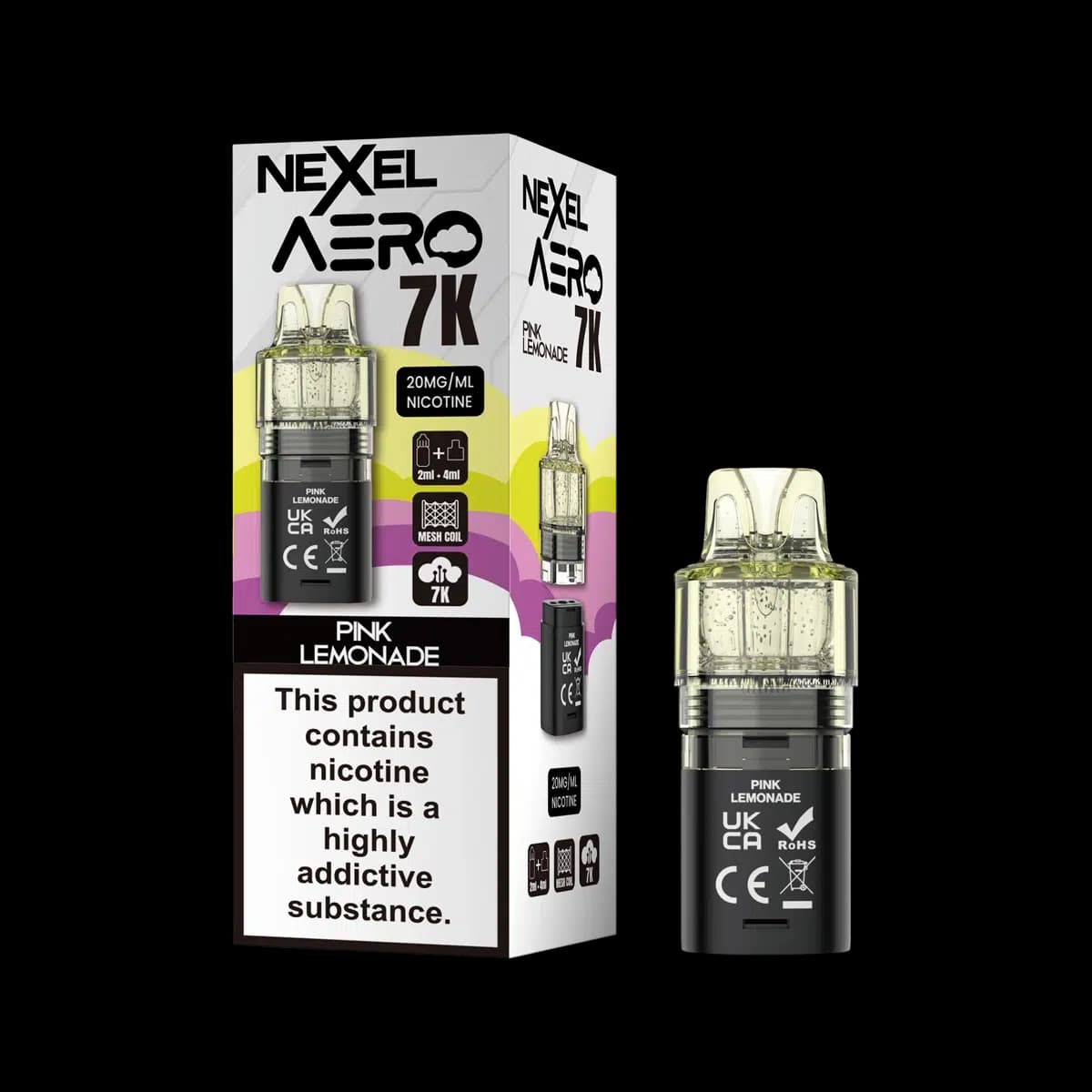Pink Lemonade-Nexel 7K Aero 7000 Prefilled Pods