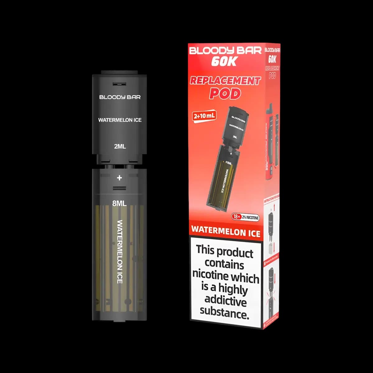 Watermelon Ice-Bloody Bar 60K Replacement Pod