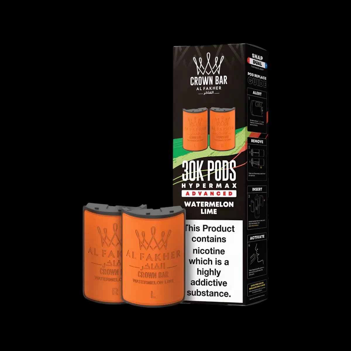 Watermelon Lime-Al Fakher 30K Hypermax Refill Pods