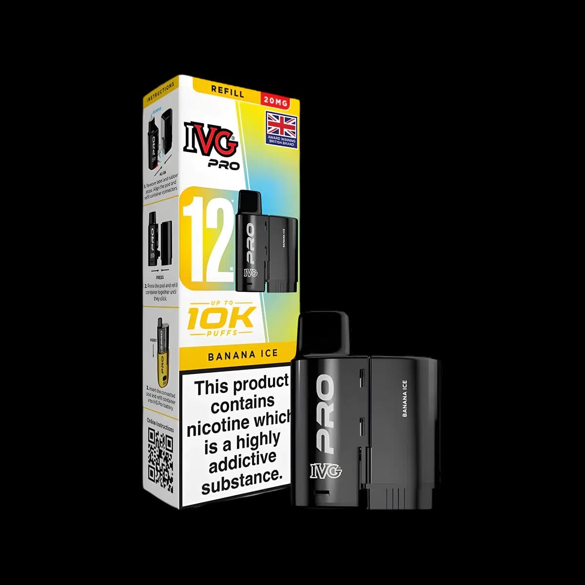 Banana Ice - IVG PRO 12 Refill Pod