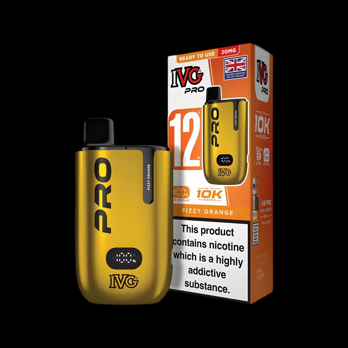 Fizzy Orange-IVG Pro 12 Vape Kit