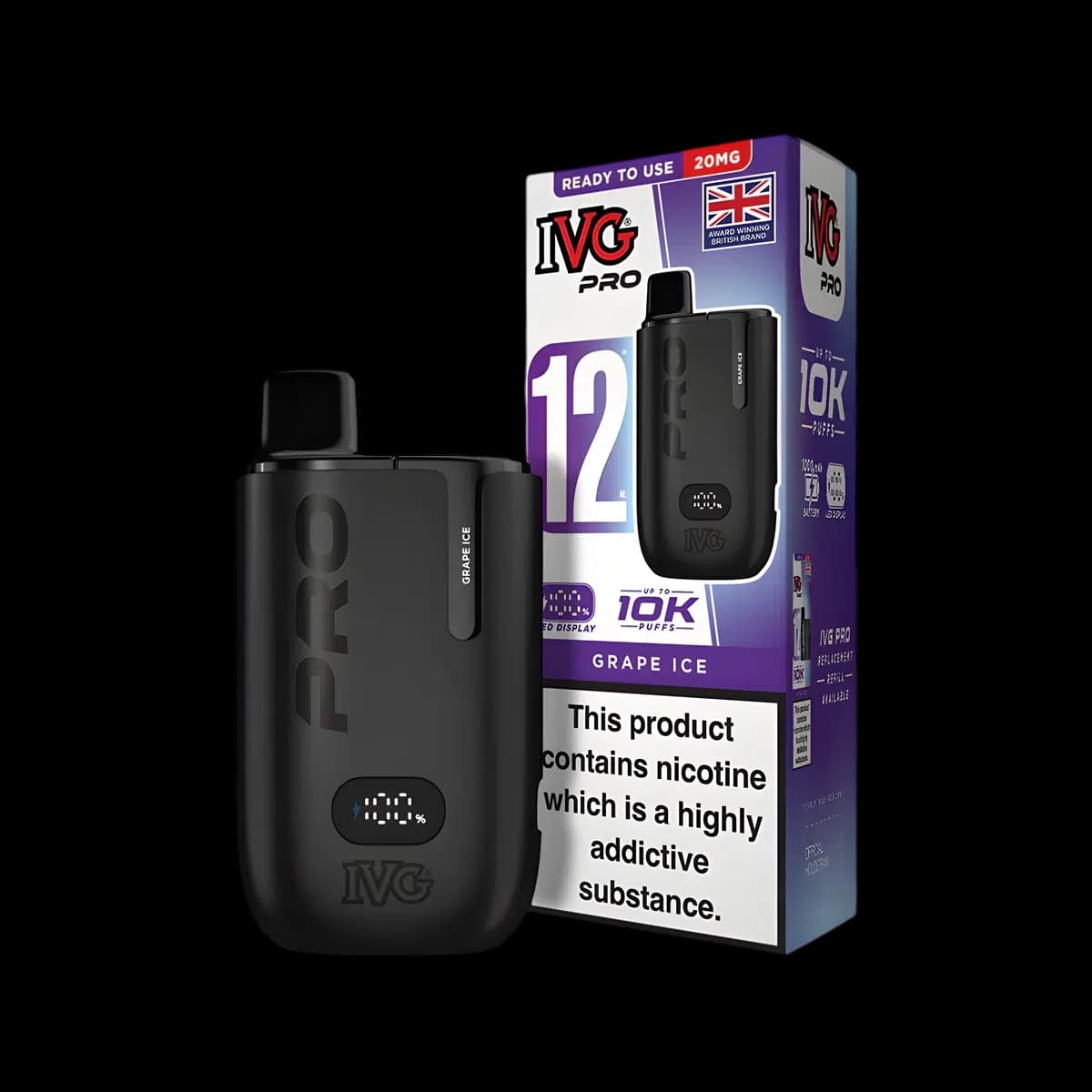 Grape Ice-IVG Pro 12 Vape Kit