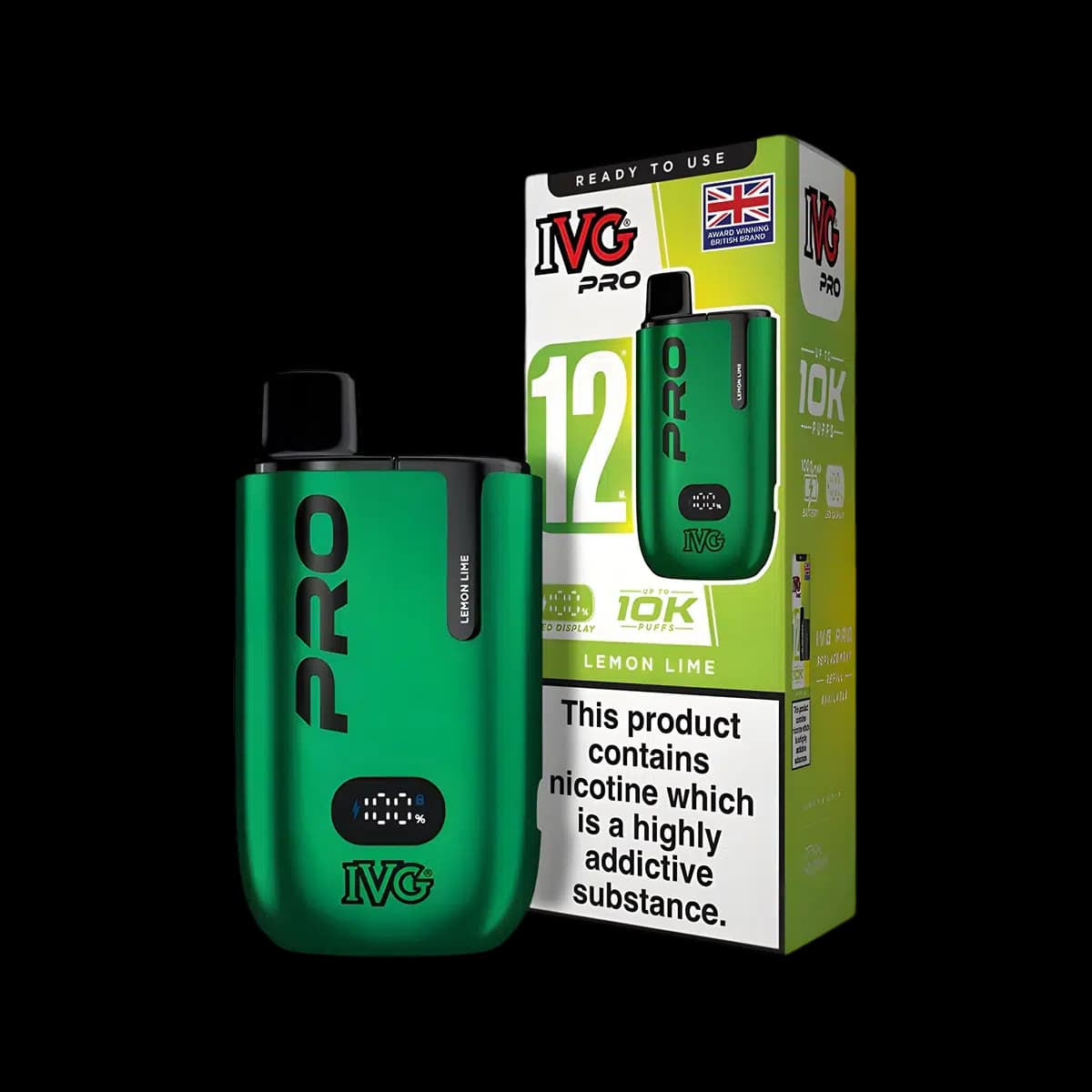 Lemon Lime-IVG Pro 12 Vape Kit