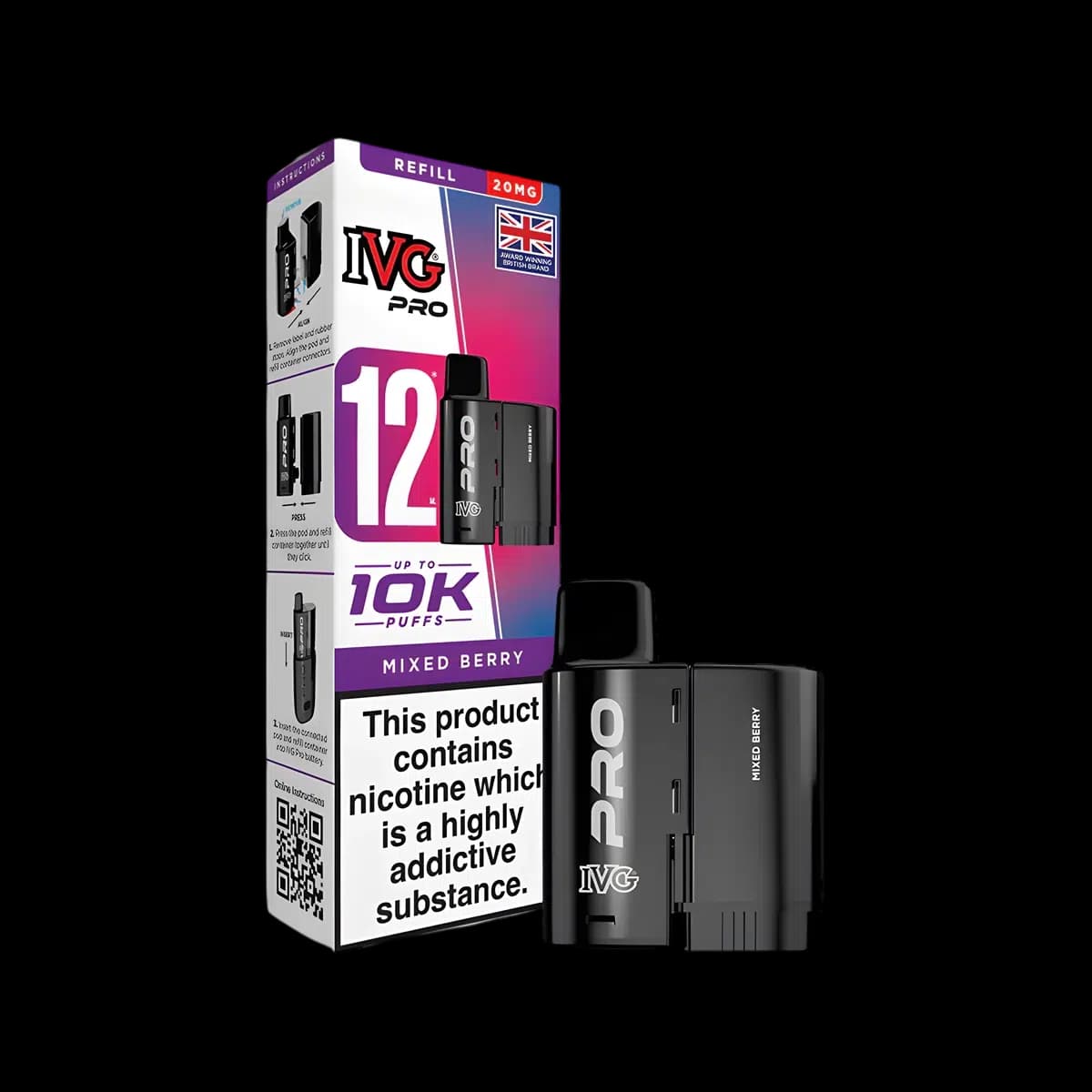 Mixed Berry - IVG PRO 12 Refill Pod