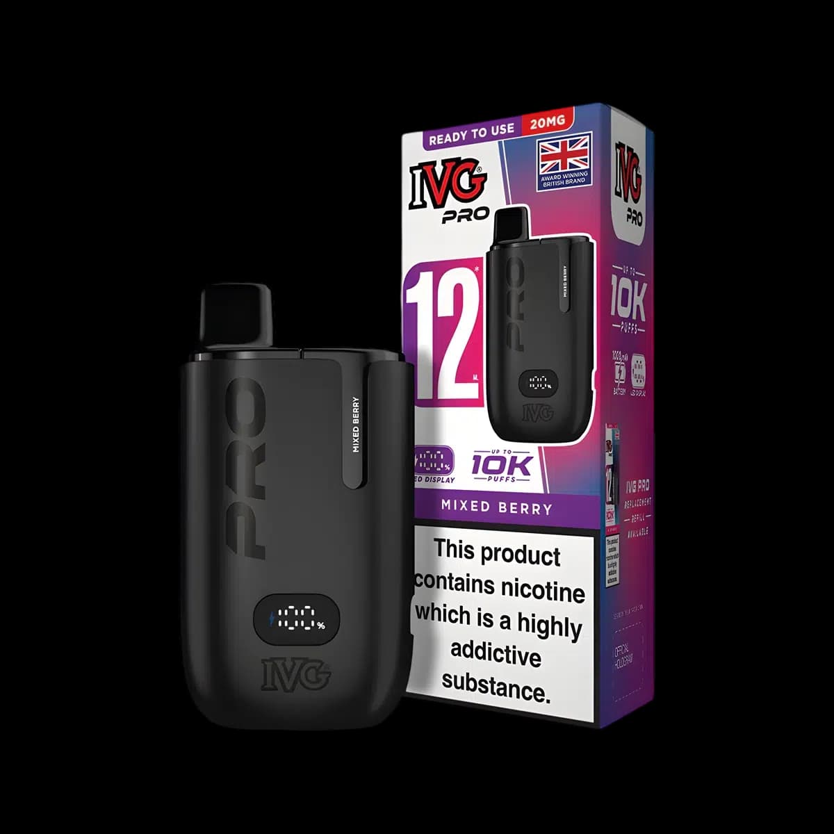 Mixed Berry-IVG Pro 12 Vape Kit