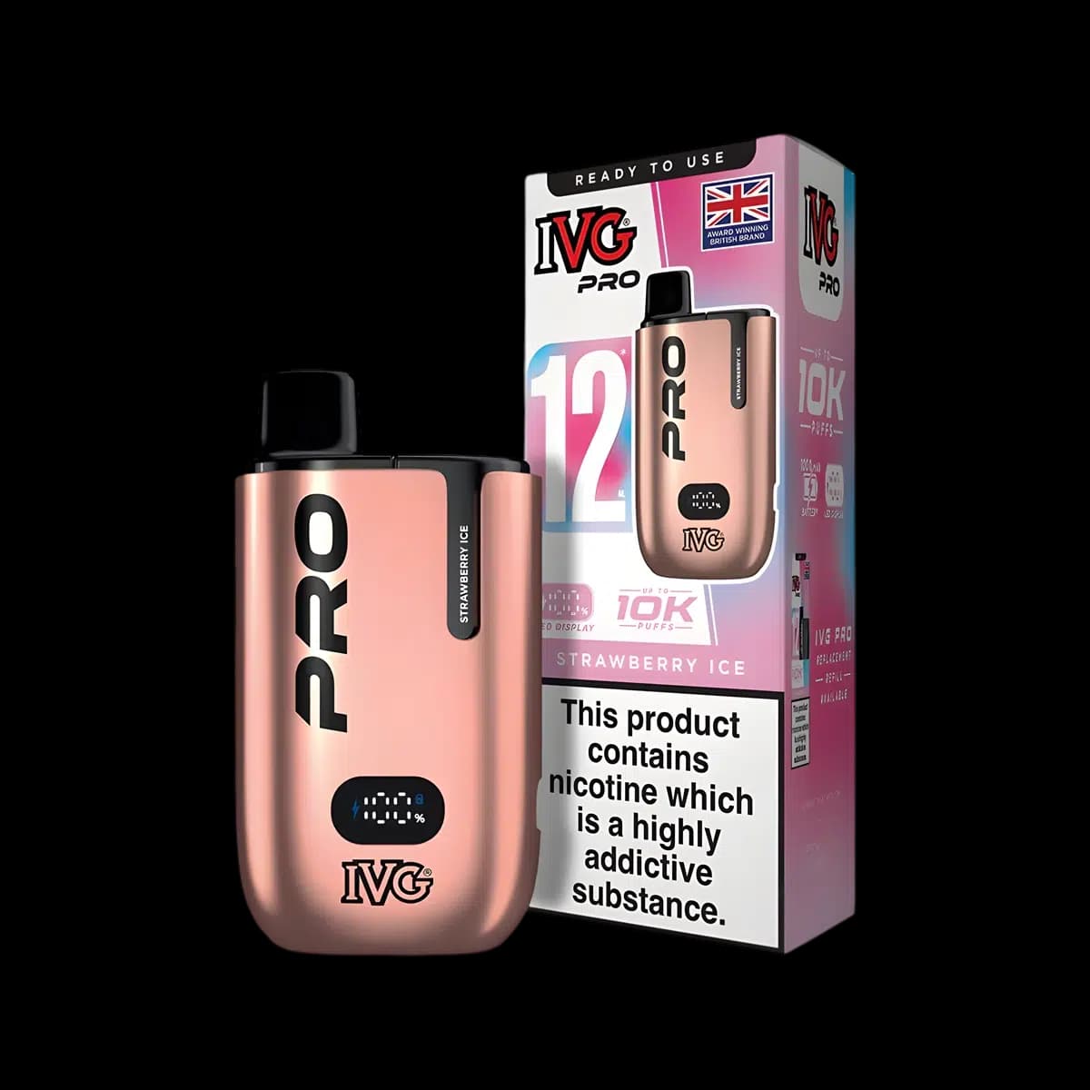 Strawberry Ice-IVG Pro 12 Vape Kit