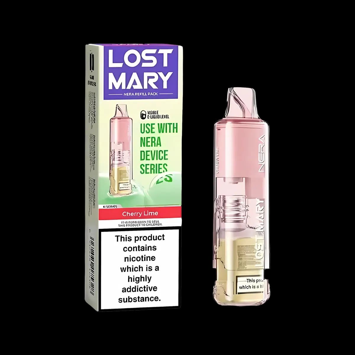 Cherry Lime - Lost Mary Nera15K Pureview Prefilled Pod Refill Container