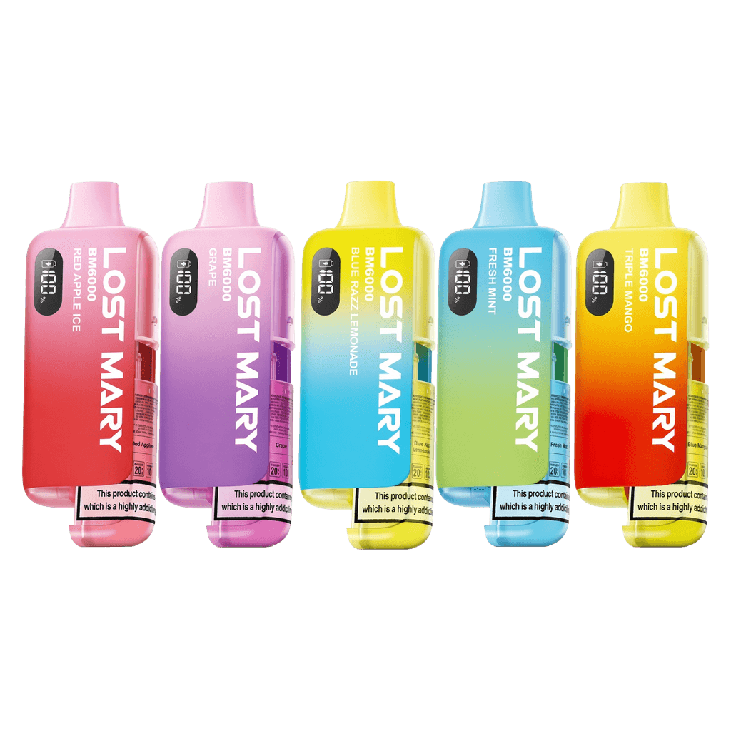 Lost Mary BM6000 prefilled pod kit in five colours
